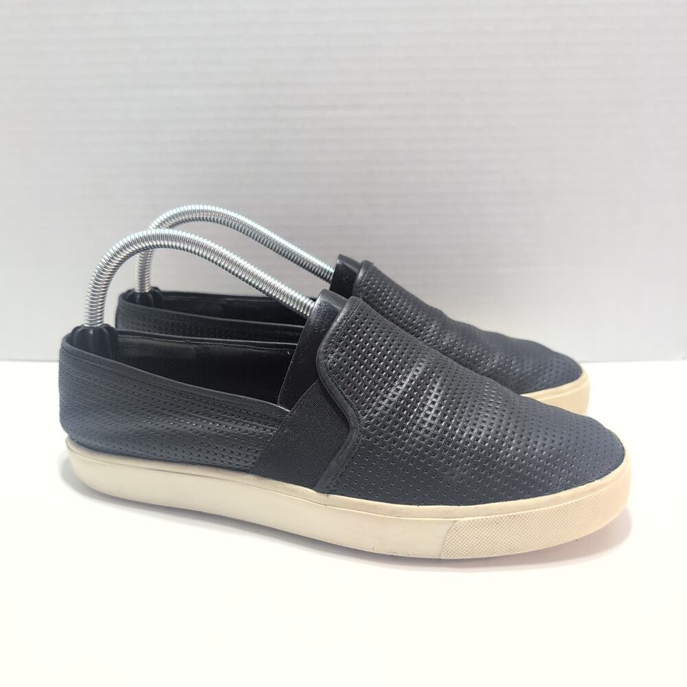 Vince Leather Perforated Blair Slip On Sneakers Women's Size 8.5